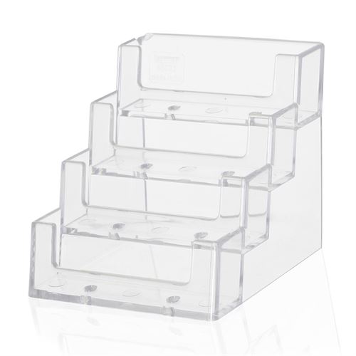 Visittkortholder m/ 4 rom horisontal