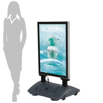 LED Wind-Sign Gatebukk med lys - A1