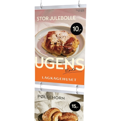 APET Plastlomme med 4 hull - A4