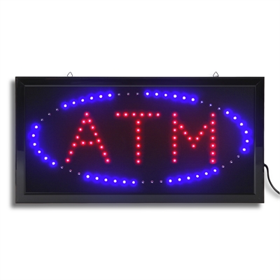 "ATM" LED lysskilt