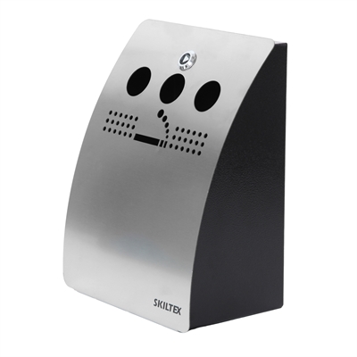 AshMax Diablo utendørs askebeger - Rustfri stålfront