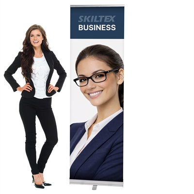 BUSINESS roll up banner inkl. Trykk - 60 x 200 cm