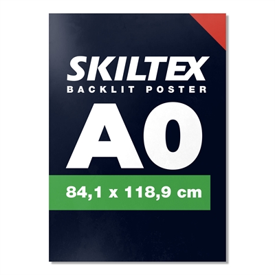 A0 Plakat - Backlight med eget trykk