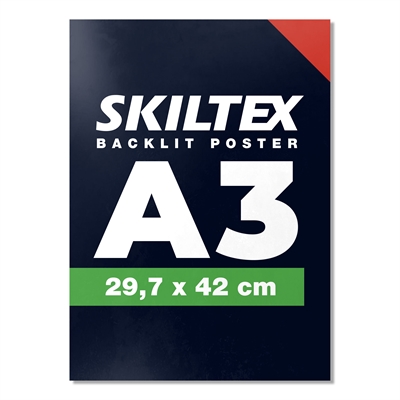 A3 Plakat - Backlight med eget trykk