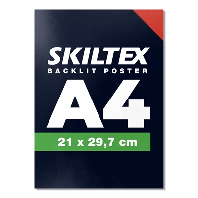 A4 Plakat - Backlight med eget trykk