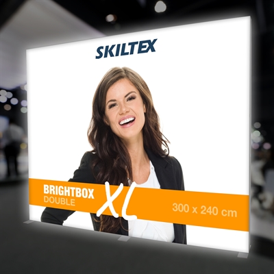 BrightBox Double XL LED Lysvegg - 300x240 cm - Inkl. Trykk