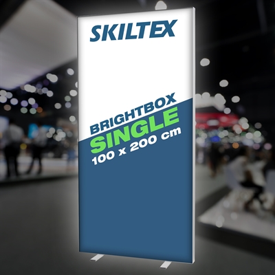 BrightBox Single LED Lysvegg - 100x200 cm - Inkl. Trykk
