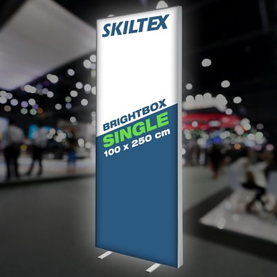 BrightBox Single LED Lysvegg - 100x250 cm - Inkl. Trykk