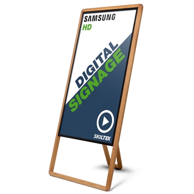 Smart-Line Digital Gatebukk med 43" skjerm - Treramme