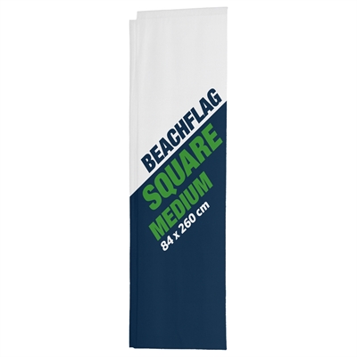 Flagg til Beachflagg Square - MEDIUM - 84x260 cm