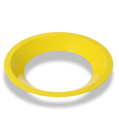 Gult metallokk til Duo & Trio Avfallsstasjoner