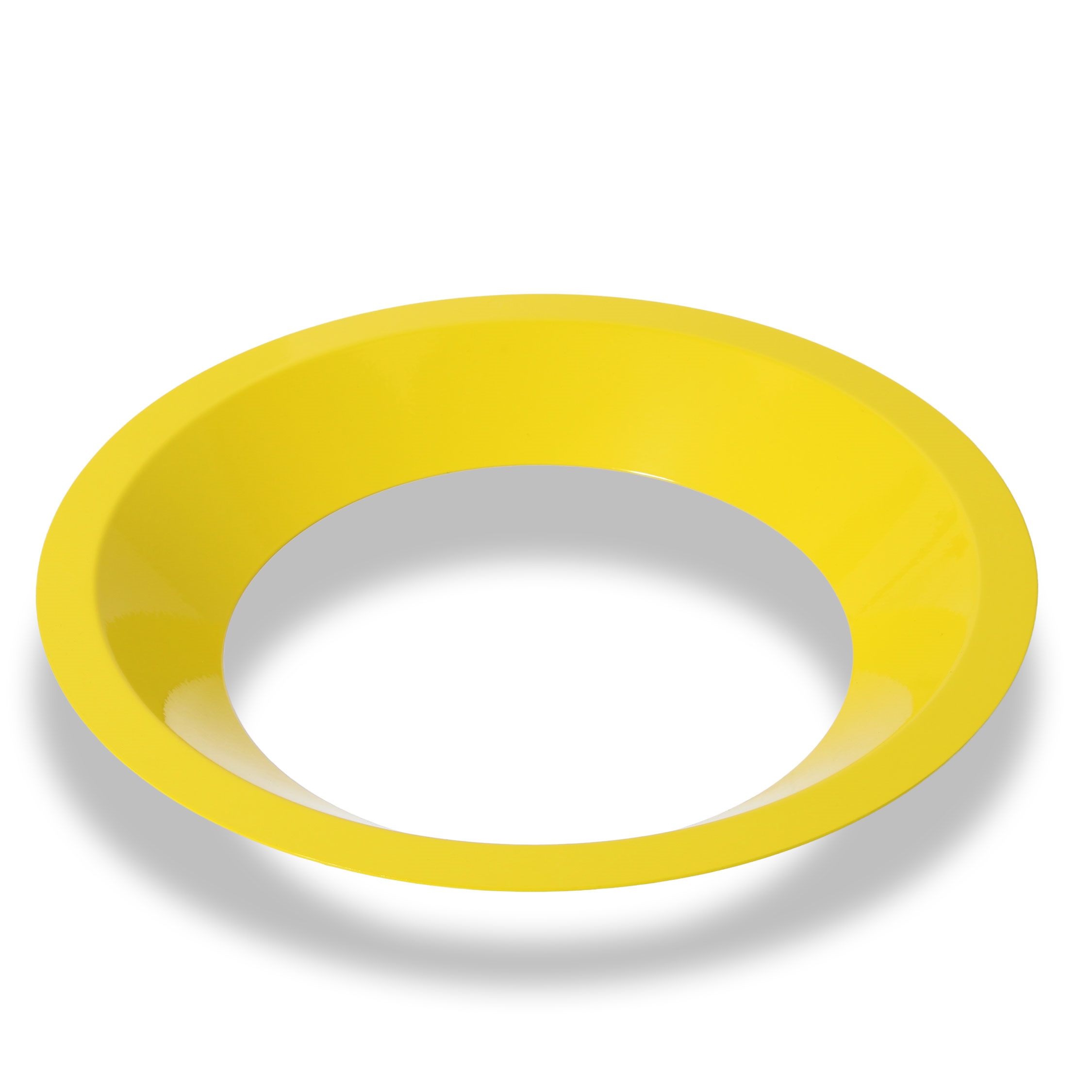 Gult metallokk til Duo & Trio Avfallsstasjoner