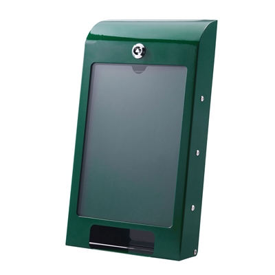 Hundeposeholder med A4 infodisplay - Grønn