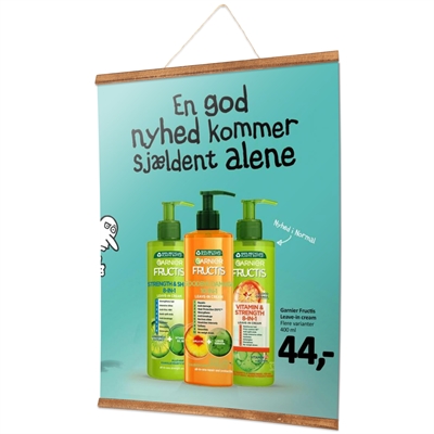 Magnetisk Tre Plakatoppheng med Opphengssnor