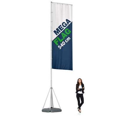 MegaFlagg 540 cm - inkl. Trykk