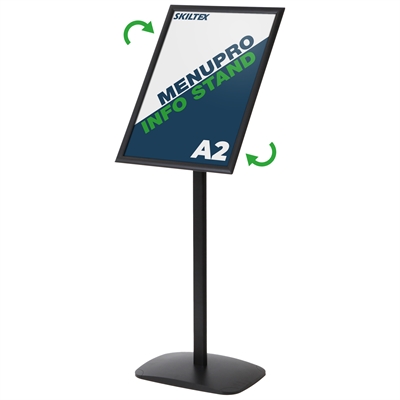 MenuPro Sort Infostativ – A2