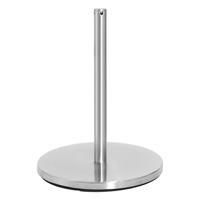 Museo avsperringsstolpe 45 cm - Børstet rustfritt stål