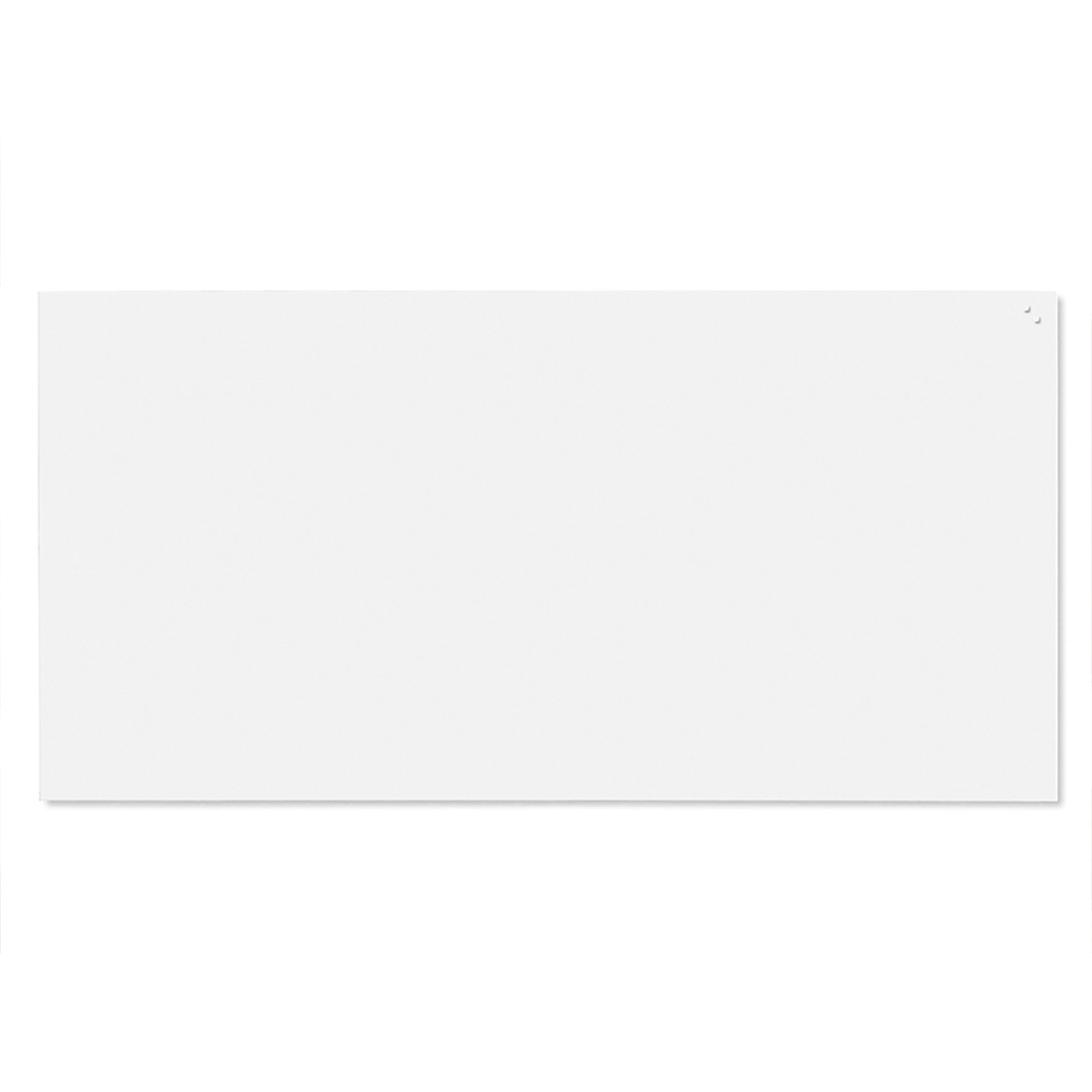 NAGA Pure White glasstavle - 200x100 cm