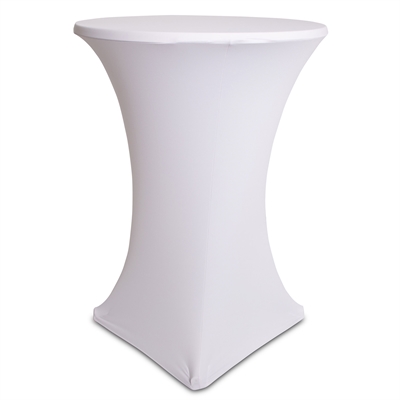 Rundt Ståbord / Klappbord - Inkl. hvitt stofftrekk