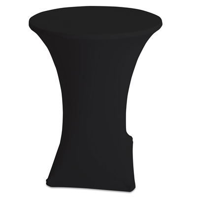 Rundt Ståbord / Klappbord - Inkl. sort stofftrekk