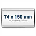PINCH 74x150 mm - veggskilt / dørskilt