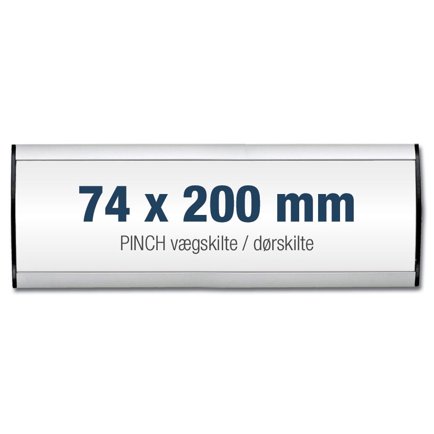 PINCH 74x200 mm - veggskilt / dørskilt