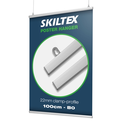 Plakatlister B0 - 100 cm | 22mm klemme-profil