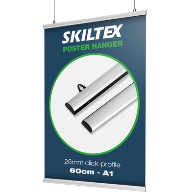 Plakatoppheng A1 - 60 cm | 26mm klikkprofil