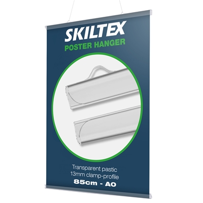 Plast Plakatoppheng A0 - 85 cm | 13 mm klemme-profil