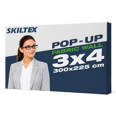 Pop-Up Wall Fabric 3x4 - 300x225 cm - Inkl. Trykk