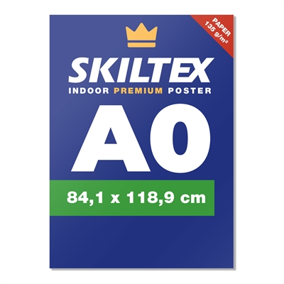 Premium innendørs plakat med eget trykk - A0