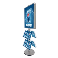 ProStand 12 - Dobbelsidig plakat display med akrylhyller - A1