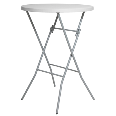 Rundt ståbord / klappbord - Ø80 x 110 cm