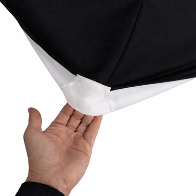 Overtrekk til Ståbord Ø80 cm - Svart