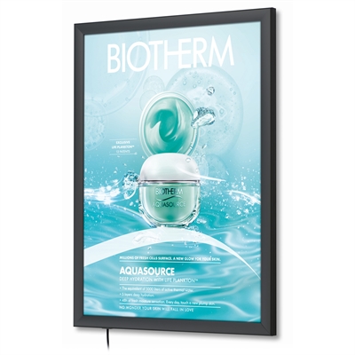 Sorte utendørs LED rammer med lys