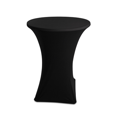 Ståbord trekk Ø80 cm - Svart