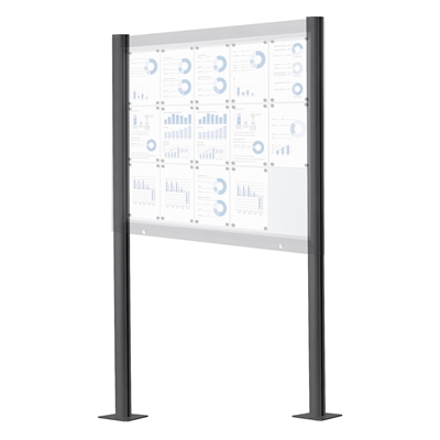 Stolper til Premium Utendørs Oppslagsskap - Antrasitt