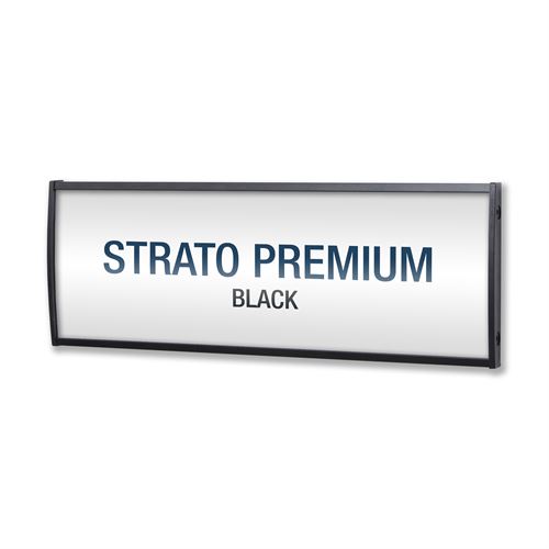 Strato Premium Svart Kontorskilt / Dørskilt
