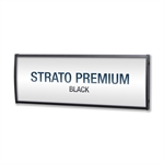 Strato Premium Svart Kontorskilt / Dørskilt - 74x210mm