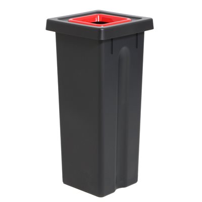Style søppelbøtte til avfallssortering 53L - Rød