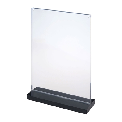 T-Stand LUX magnetisk skiltholder med sort fot - A5