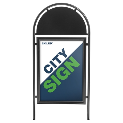 Toppdeler til City Sign Gatebukk - svart