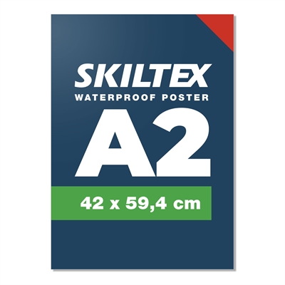 1 Stk. Utendørs vannfast plakat inkl. Trykk - A2