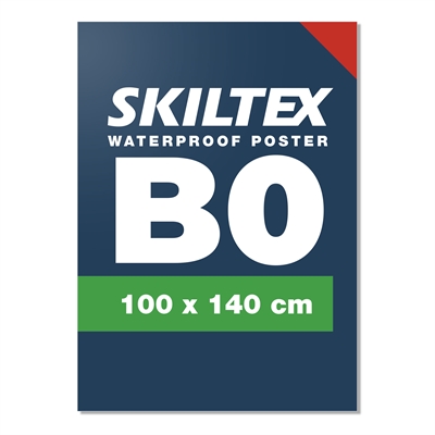 Utendørs vannfast plakat inkl. Trykk - 100x140 cm