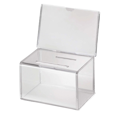 Visittkortholder Forslagsboks med Infotopp