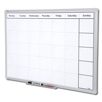 Whiteboard ukeplan tavle - 90x60 cm