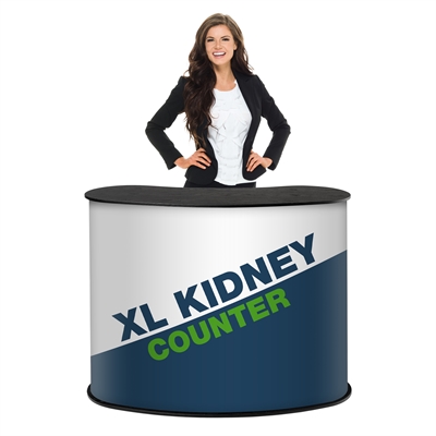 XL Kidney messebord - Inkl. Trykk