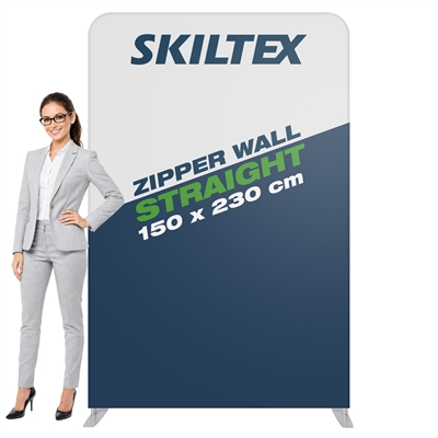 Zipper Wall Straight - 150x230 cm - Inkl. Trykk