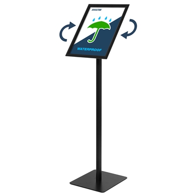 SKILTEX Sort Vanntett Infostand - A3