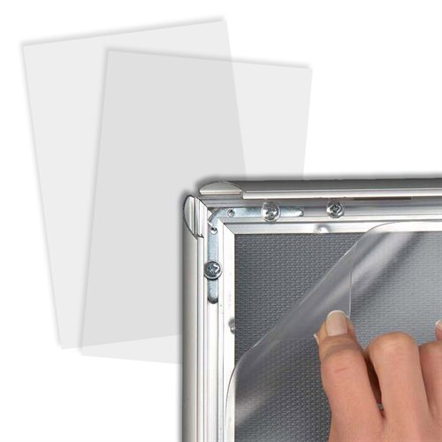 APET antirefleks frontplate - A0